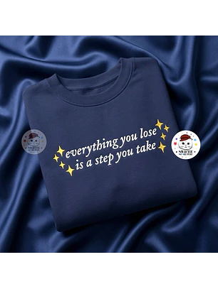 Polera Bordada - Everything you lose is a step you take (Midnights)