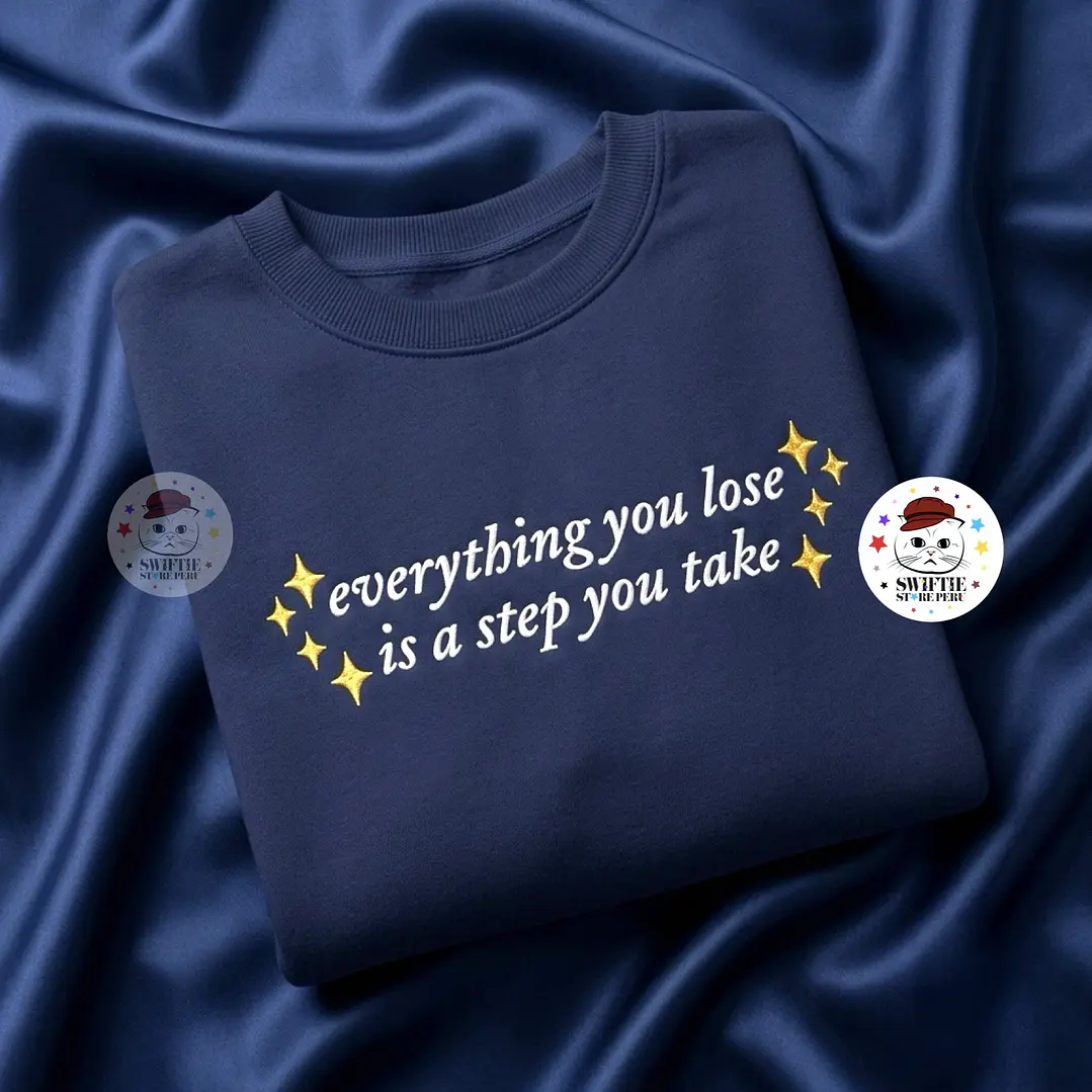 Polera Bordada - Everything you lose is a step you take (Midnights) 1