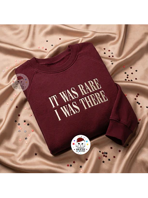 Polera Bordada - “It Was Rare I Was There” (RED)