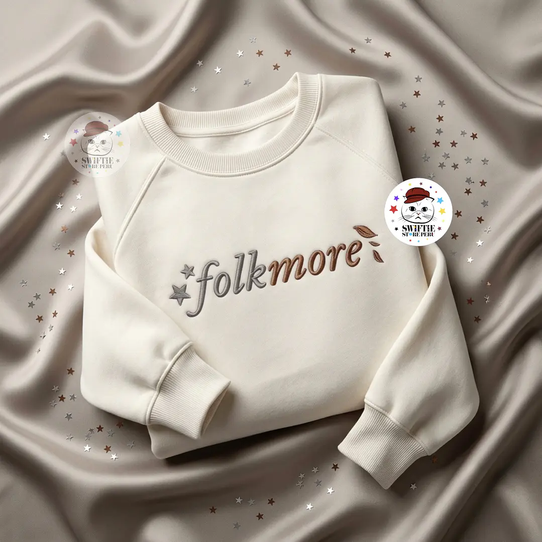 Polera Bordada - folkmore (folklore & evermore) 1