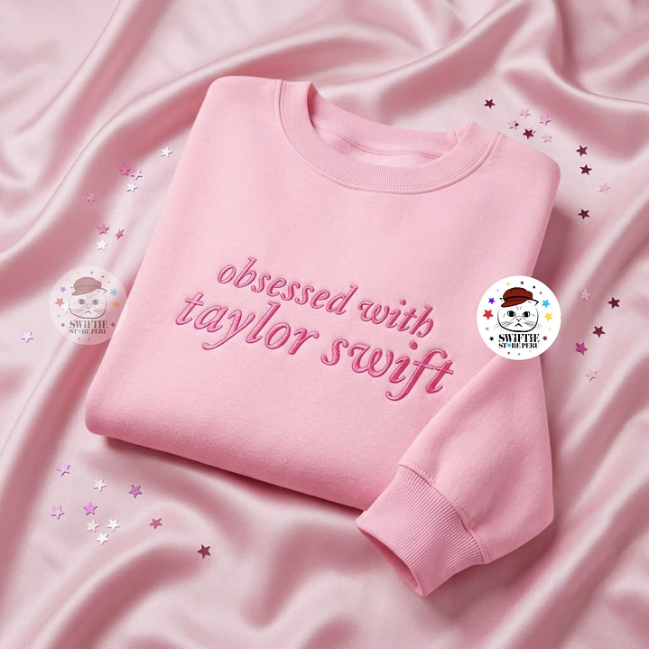 Polera Bordada - obsessed with taylor swift 2