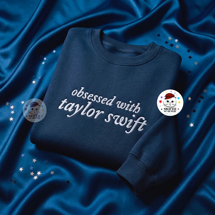 Polera Bordada - obsessed with taylor swift 3