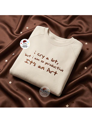 Polera Bordada - I cry a lot (The Tortured Poets Department)