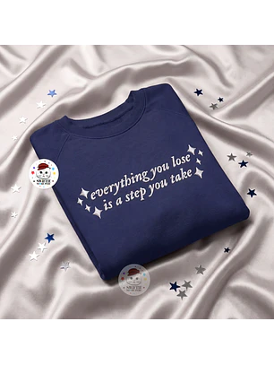 Polera Bordada - Everything you lose is a step you take (Midnights)