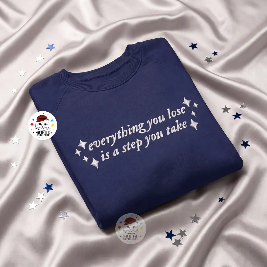 Polera Bordada - Everything you lose is a step you take (Midnights) 1