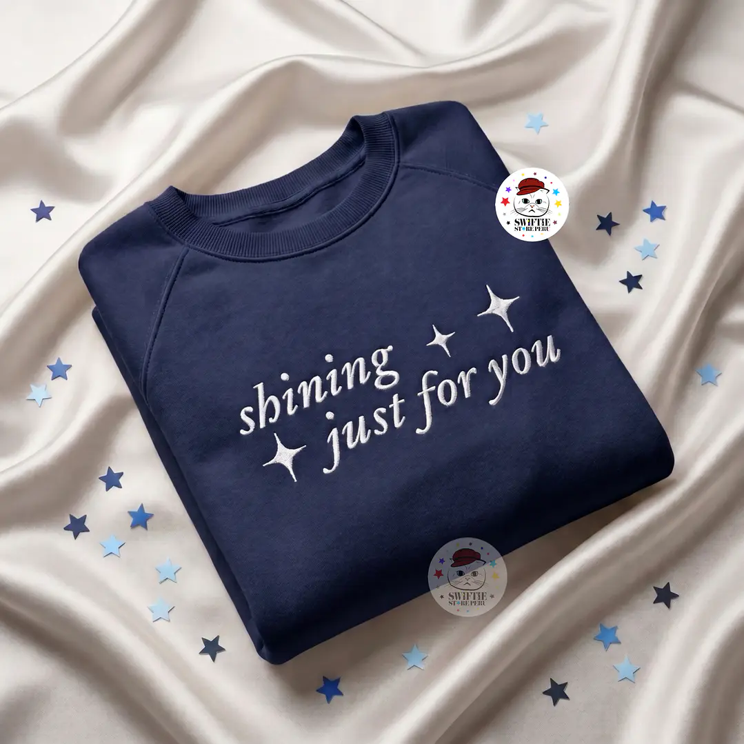 Polera Bordada - Shining just for you (Mirrorball) Folklore 2