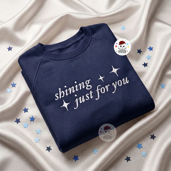 Polera Bordada - Shining just for you (Mirrorball) Folklore 2