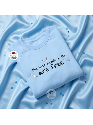 Polera Bordada - New Romantics (1989) Best People In Life Are Free