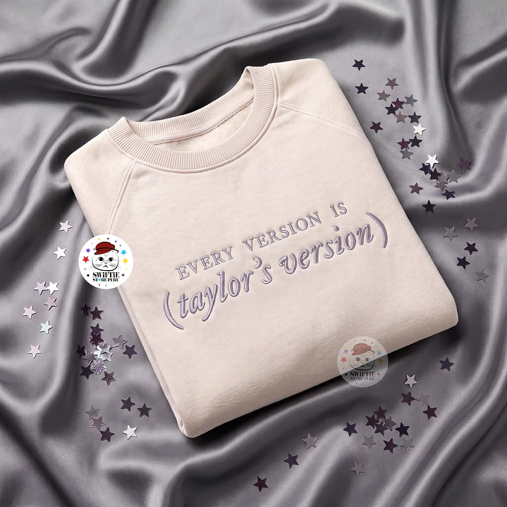 Polera Bordada - EVERY VERSION IS TAYLOR’S VERSION (FOLKLORE) 3