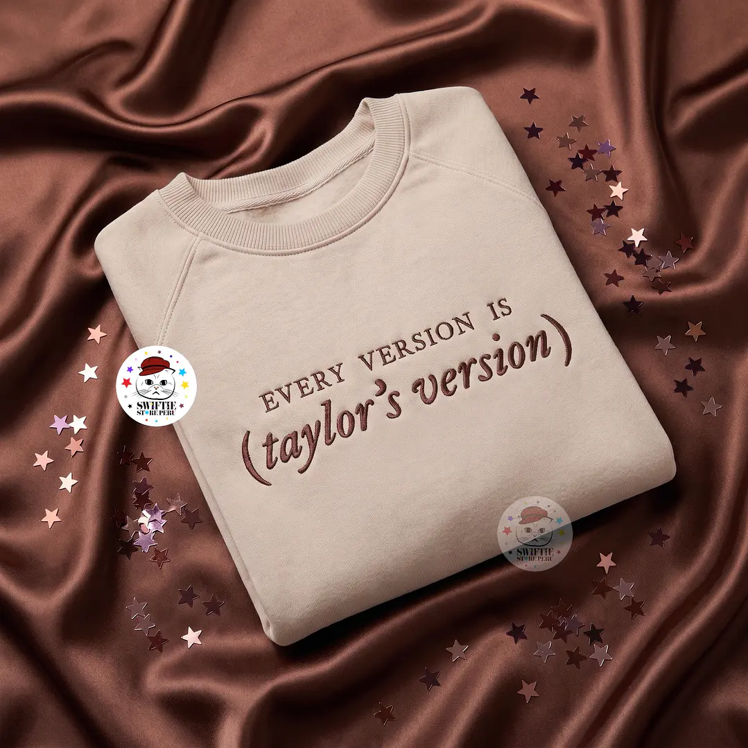 Polera Bordada - EVERY VERSION IS TAYLOR’S VERSION (EVERMORE) 1