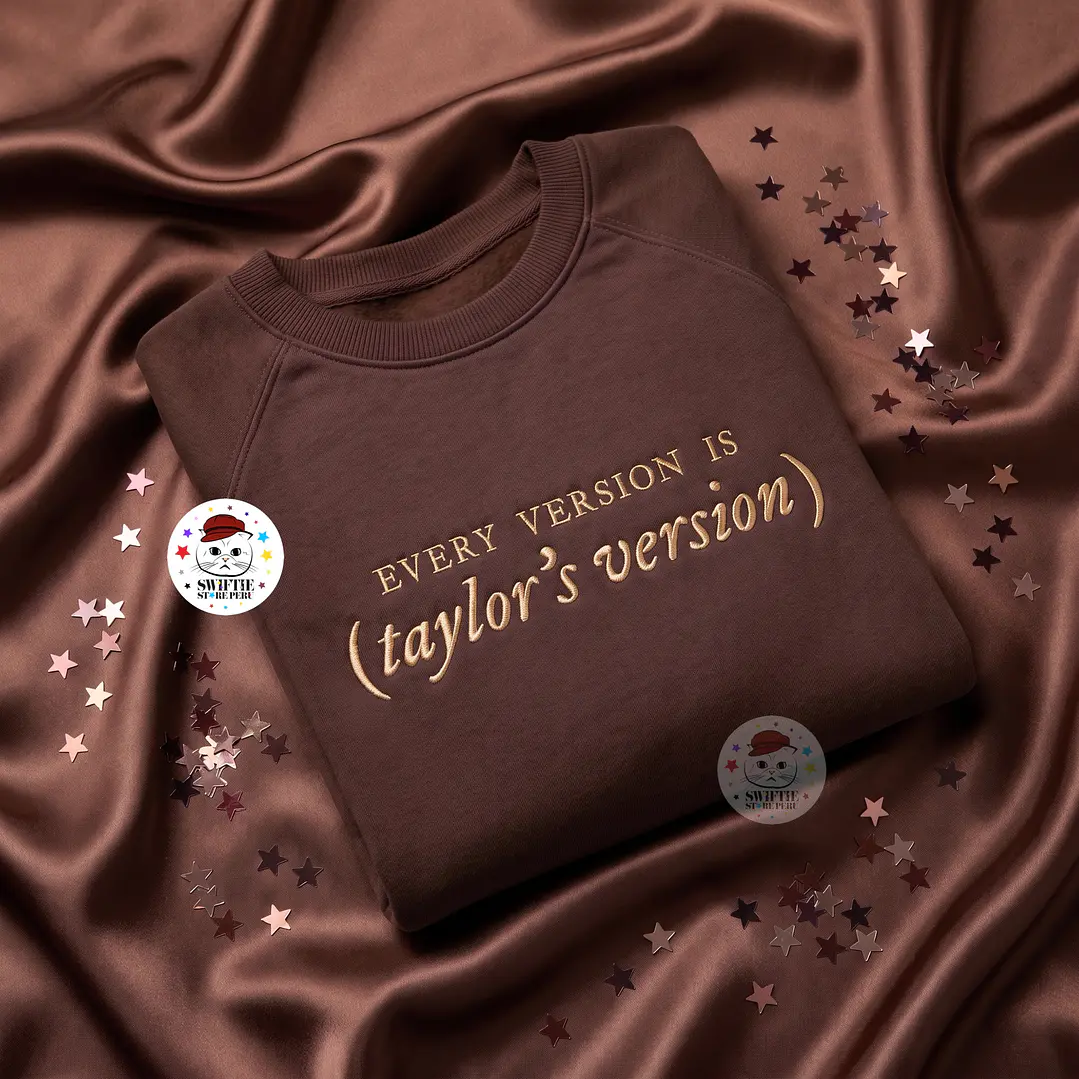 Polera Bordada - EVERY VERSION IS TAYLOR’S VERSION (EVERMORE) 2