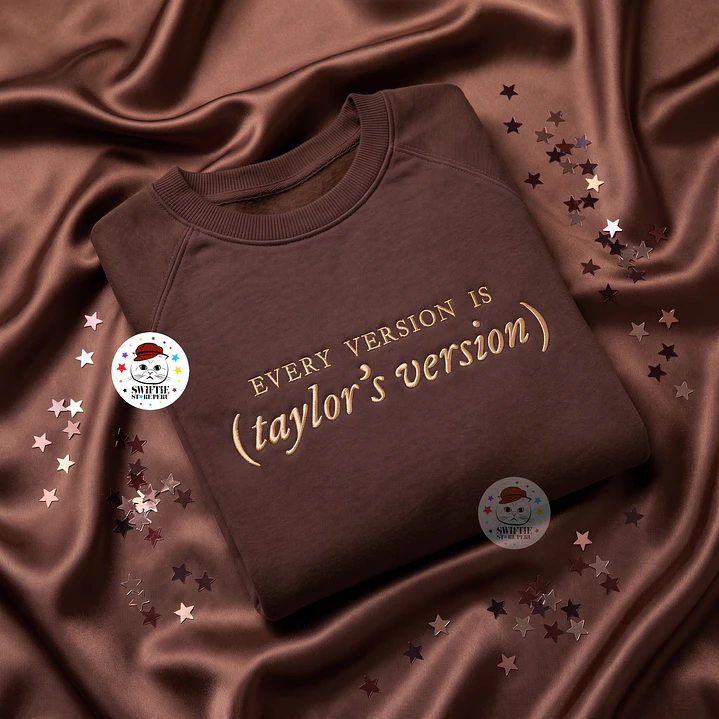 Polera Bordada - EVERY VERSION IS TAYLOR’S VERSION (EVERMORE) 2