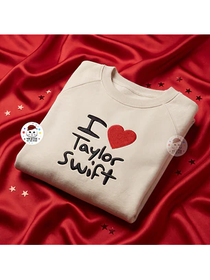 Polera Bordada - I Love Taylor Swift