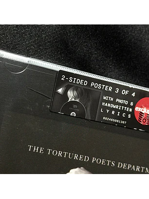 LIQUIDACIÓN CD THE TORTURED POETS DEPARTMENT - THE BLACK DOG #8