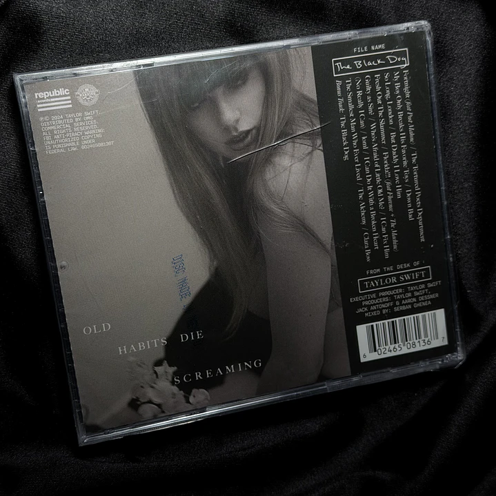 LIQUIDACIÓN CD THE TORTURED POETS DEPARTMENT - THE BLACK DOG #12 2