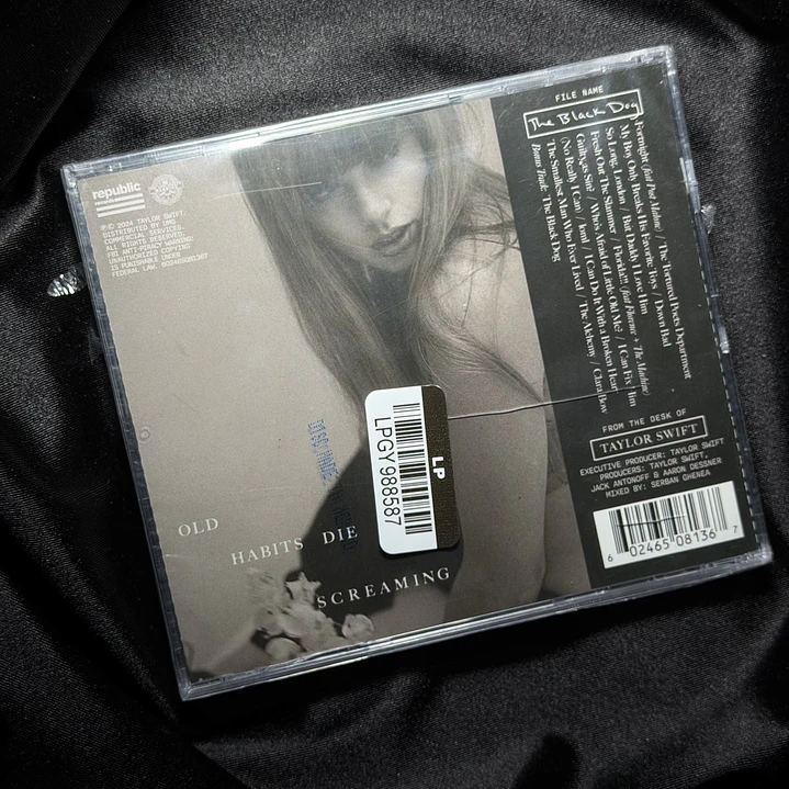 LIQUIDACIÓN CD THE TORTURED POETS DEPARTMENT - THE BLACK DOG #24 2