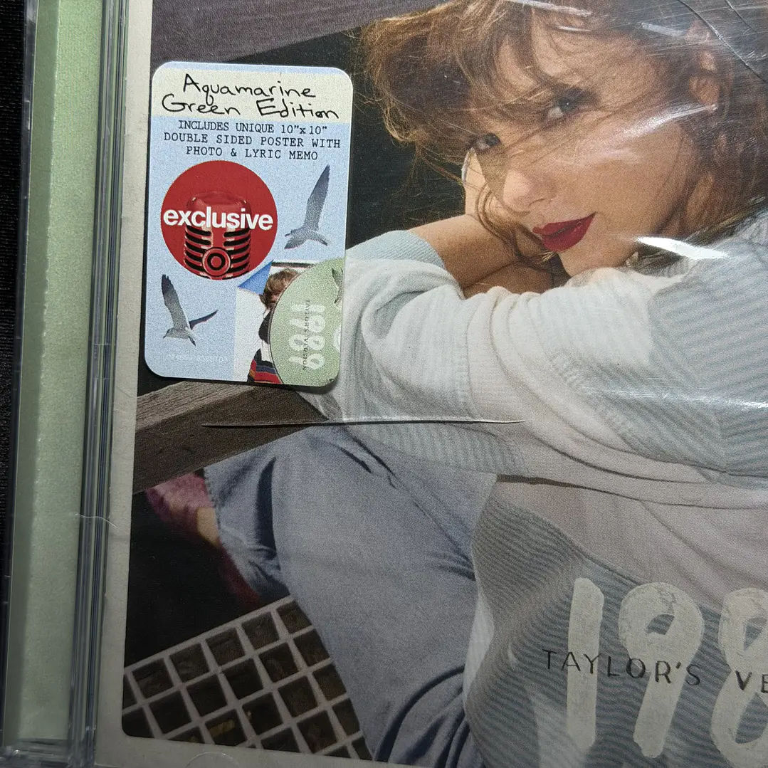 LIQUIDACIÓN CD 1989 (TAYLOR’S VERSION) AQUAMARINE GREEN TARGET #1 2