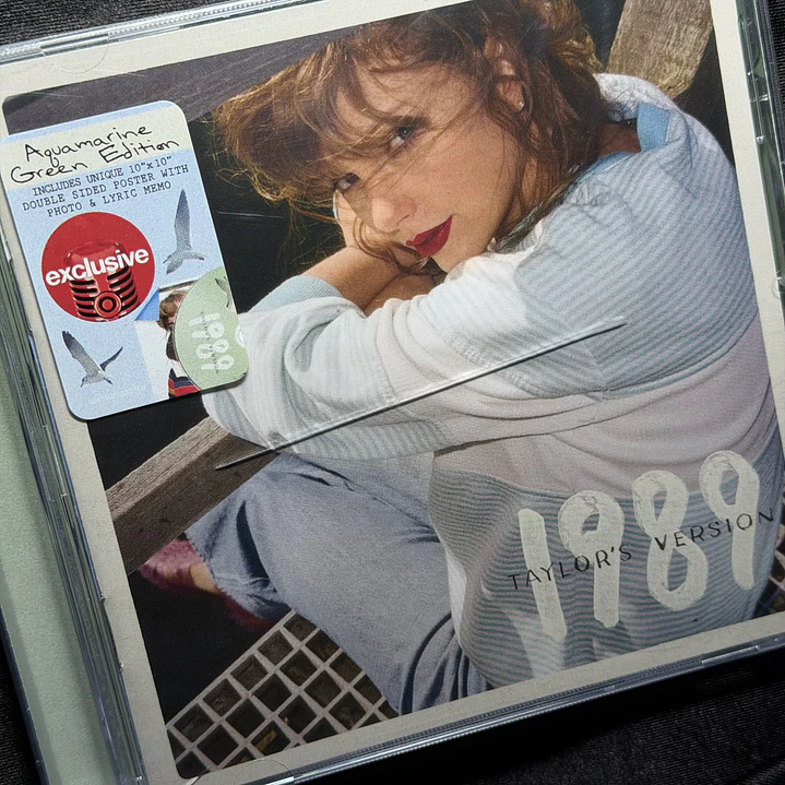 LIQUIDACIÓN CD 1989 (TAYLOR’S VERSION) AQUAMARINE GREEN TARGET #2 2