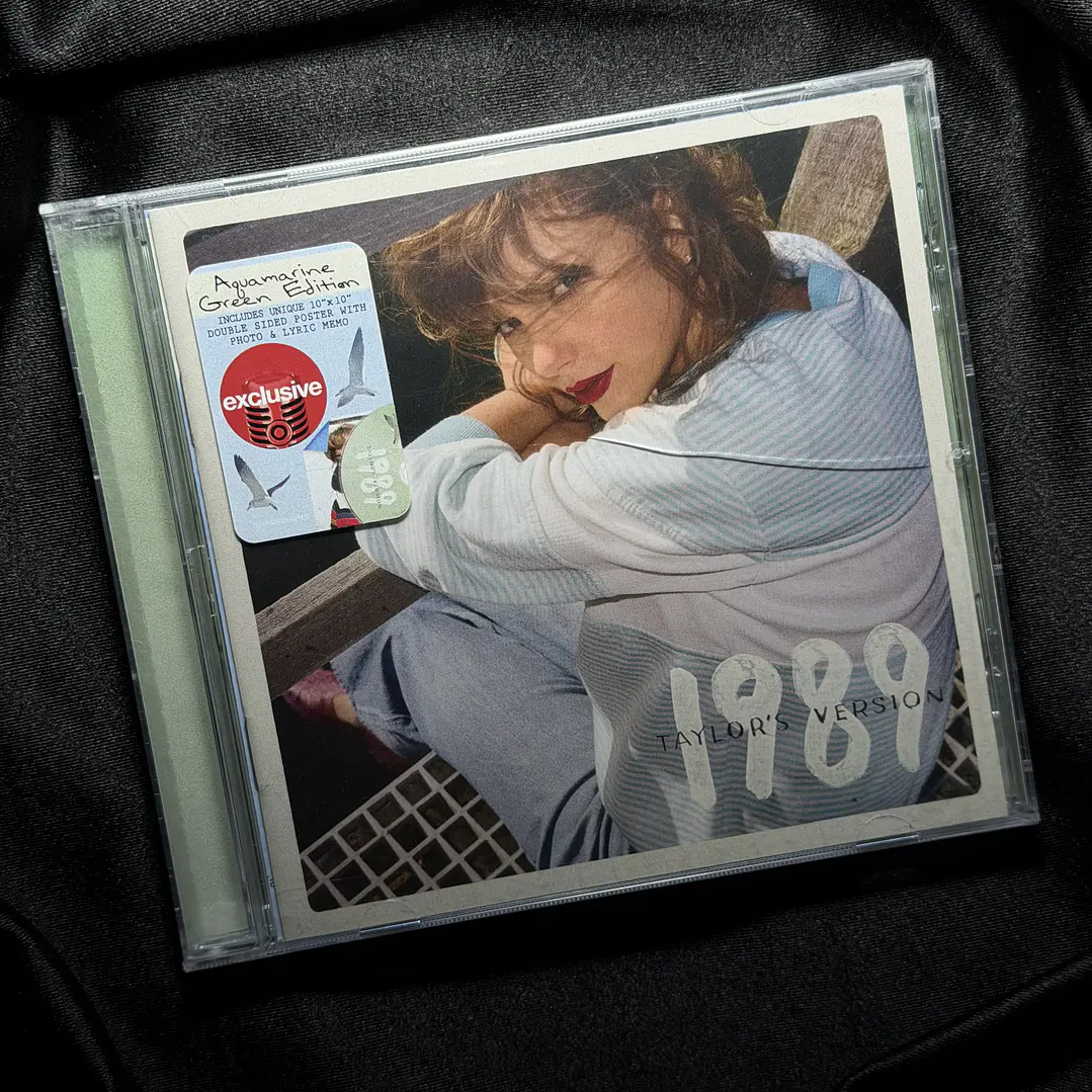 LIQUIDACIÓN CD 1989 (TAYLOR’S VERSION) AQUAMARINE GREEN TARGET #3 1