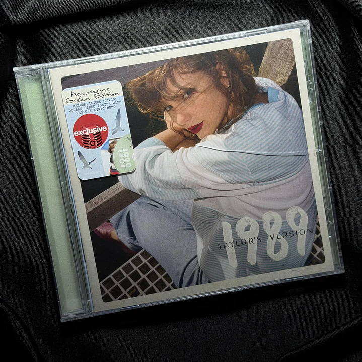 LIQUIDACIÓN CD 1989 (TAYLOR’S VERSION) AQUAMARINE GREEN TARGET #3 1