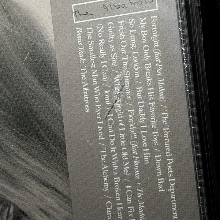 LIQUIDACIÓN CD THE TORTURED POETS DEPARTMENT DELUXE THE ALBATROSS 4