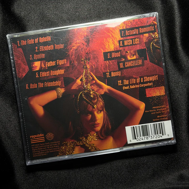 LIQUIDACION THE LIFE OF A SHOWGIRL CD - SWEAT AND VANILLA EDITION #7 3