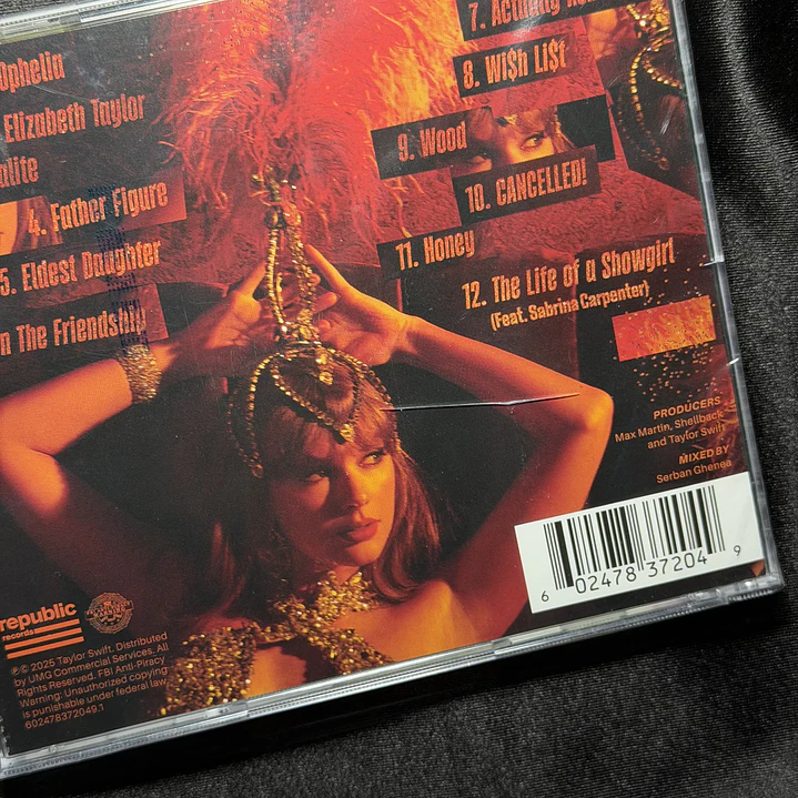 LIQUIDACION THE LIFE OF A SHOWGIRL CD - SWEAT AND VANILLA EDITION #9 4