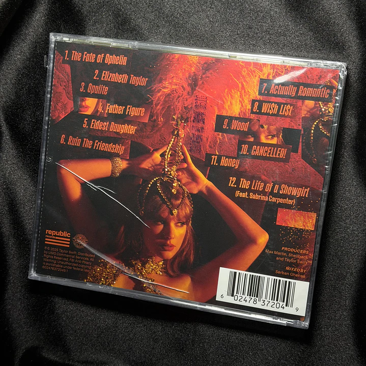 LIQUIDACION THE LIFE OF A SHOWGIRL CD - SWEAT AND VANILLA EDITION #10 2