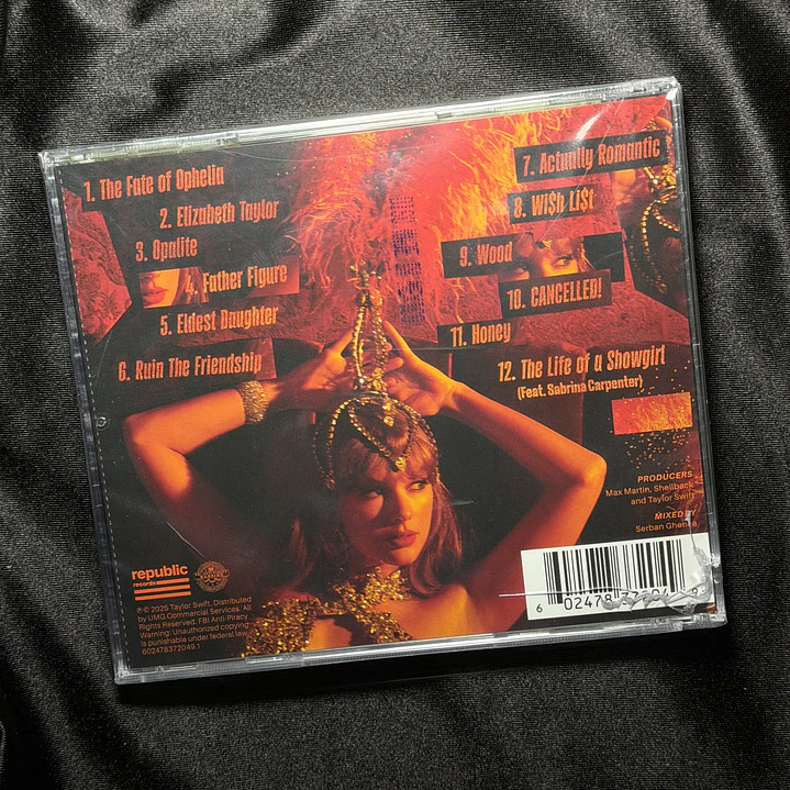 LIQUIDACION THE LIFE OF A SHOWGIRL CD - SWEAT AND VANILLA EDITION #12 4