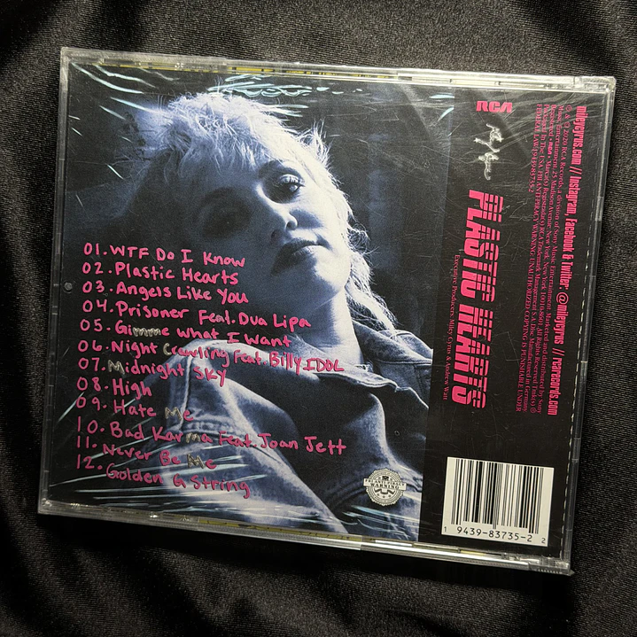 MILEY CYRUS - PLASTIC HEARTS CD 2