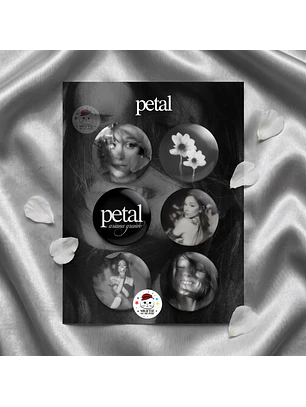 Set de 6 Pines Petal - Ariana Grande