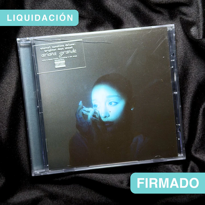 LIQUIDACION ARIANA GRANDE - ETERNAL SUNSHINE DELUXE CD FIRMADO) 1