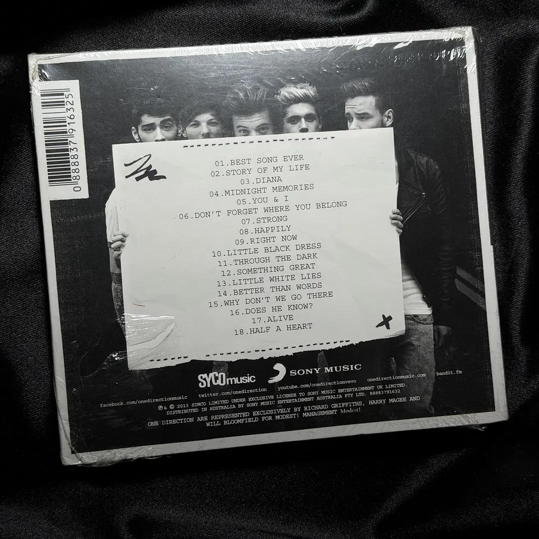 LIQUIDACIÓN One Direction - Midnight Memories Deluxe Digipack CD 3