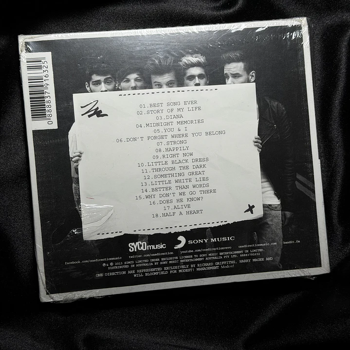 LIQUIDACIÓN One Direction - Midnight Memories Deluxe Digipack CD 3