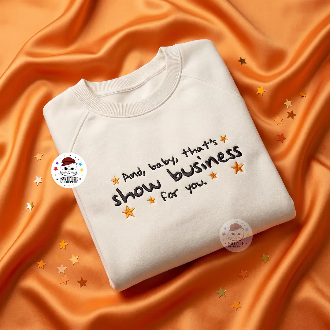 Polera Bordada - and baby that’s show business for you (Showgirl) 1
