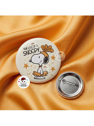 Pin de Botón - The Life of a Showgirl #1 (Snoopy)