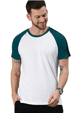 POLO RAGLAN MANGA CORTA EMERALD