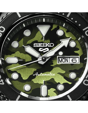 Reloj  Seiko 5 Sports Camuflaje Automático SRPJ37K1