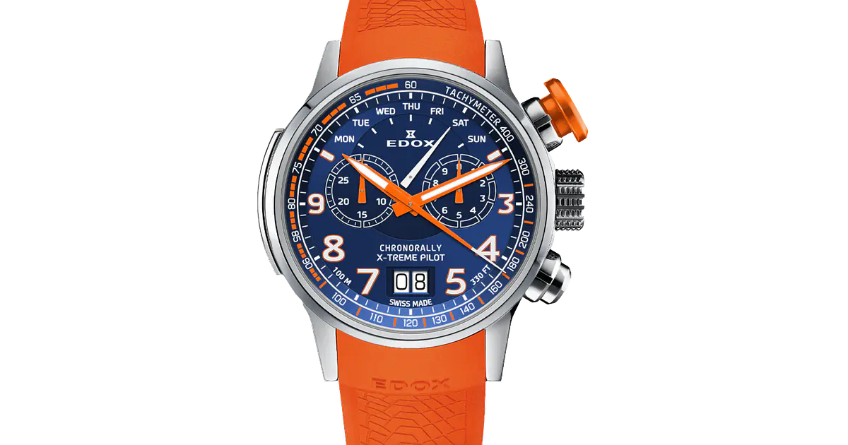 Reloj Edox CHRONORALLY X-TREME PILOT 38001.TINOCAO BUO3
