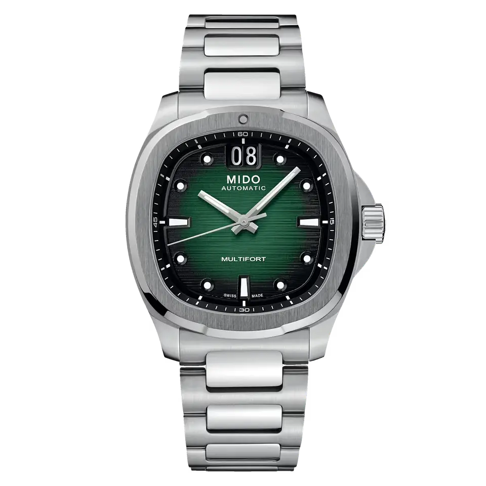 Reloj Mido Multifort TV Big Date Automático Verde M049.526.11.091.00 2