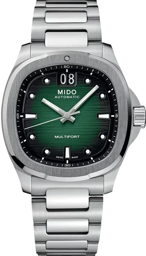 Reloj Mido Multifort TV Big Date Automático Verde M049.526.11.091.00
