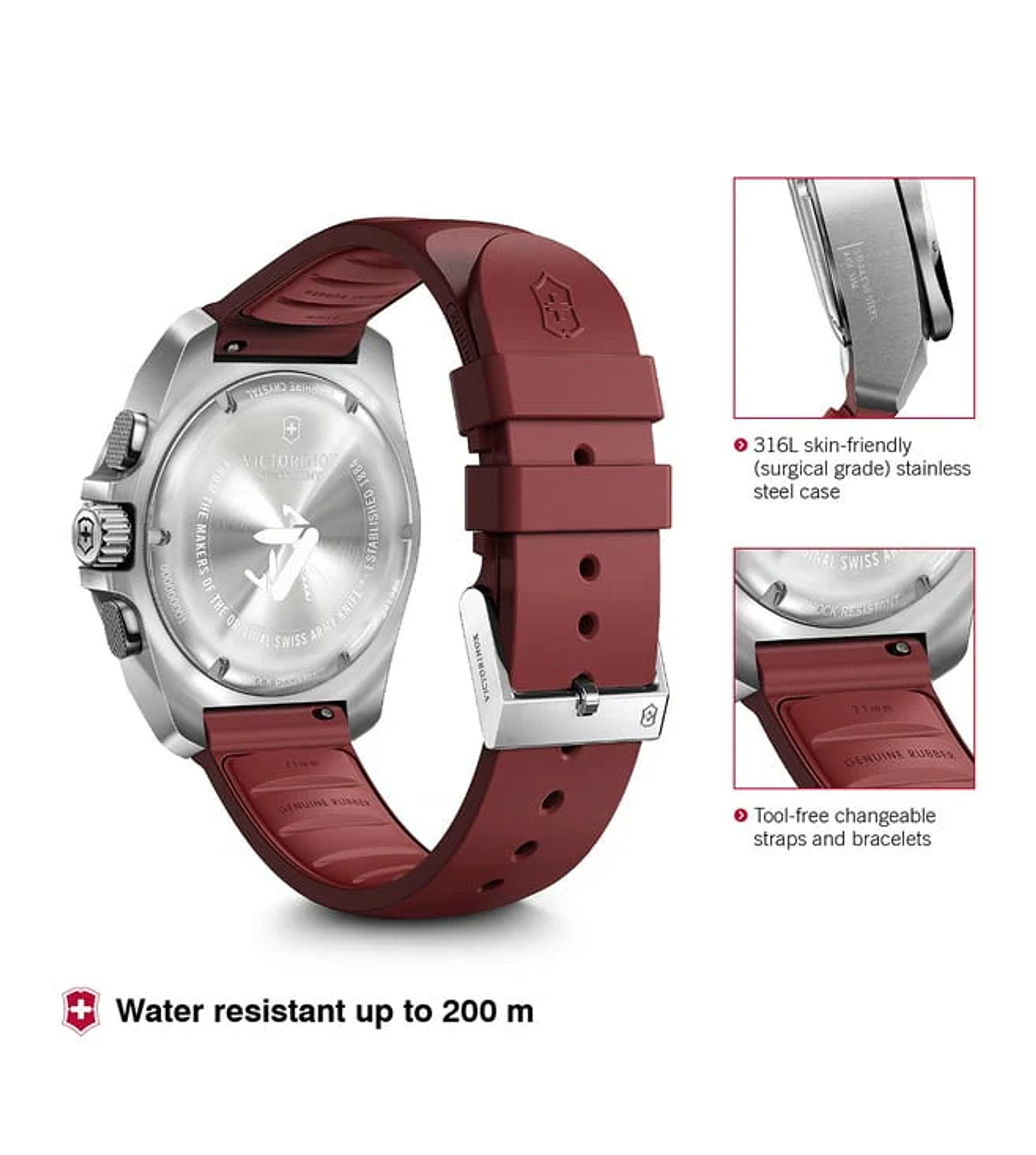 Reloj Victorinox I.N.O.X. Chrono 241986 2