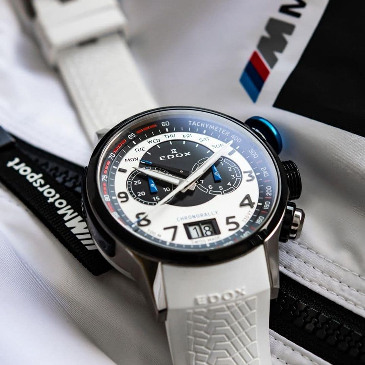 Reloj Edox Chronorally BMW M Motorsport Limited Edition 38001.TINNBU.BN 2