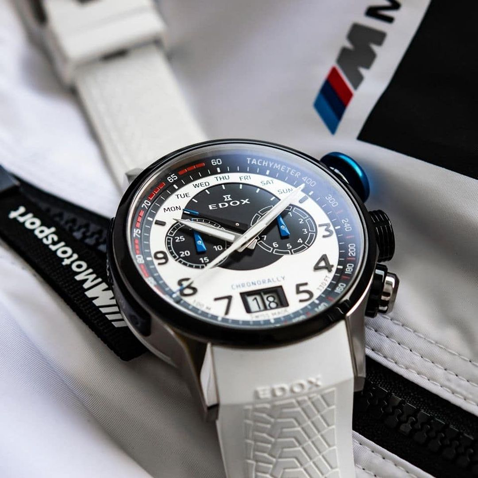 Reloj Edox Chronorally BMW M Motorsport Limited Edition 38001.TINNBU.BN 2