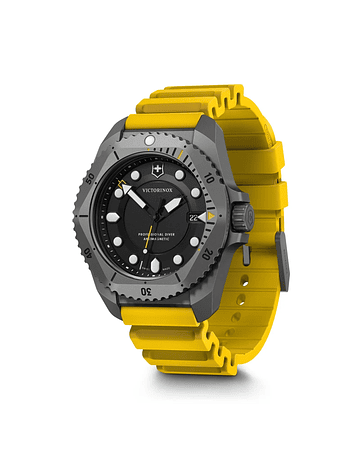 Reloj Victorinox Dive Pro Quartz 43 mm Amarillo Caja de Titanio