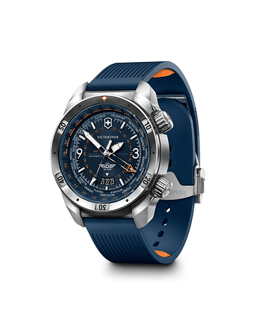 Reloj Victorinox Air Pro Automático Correa de Caucho Azul