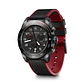 Reloj Victorinox Swiss Army Chrono Correa de Caucho Negro/Rojo 241991 - Miniatura 2