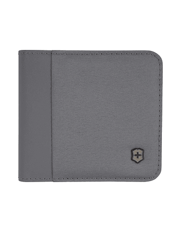 Billetera Victorinox Bi-Fold con Protección RFID Gris – Ref. 653364