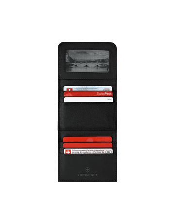 Billetera Victorinox Tri-Fold con Protección RFID Negra – Ref. 653365