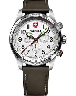 Reloj Terragraph Chrono Cuero Marrón   01.0543.109